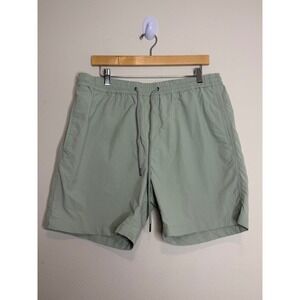 Madewell Men's Sage Green Drawstring Swim Trunks Shorts Large